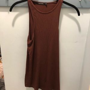 Obey brown/tan tank